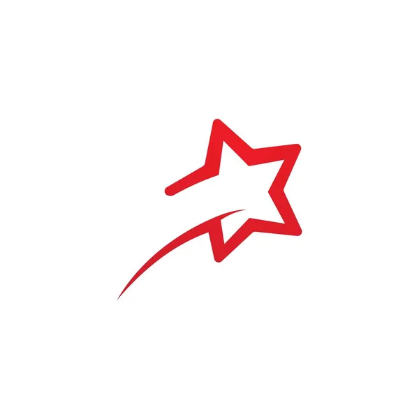 Дизайн Векторных Иконок Шаблона Star Logo — стоковый вектор