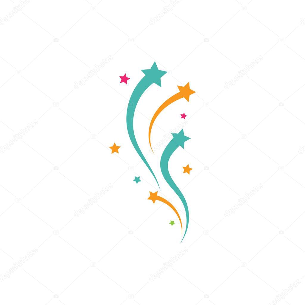 Star Logo Template vector icon illustration design