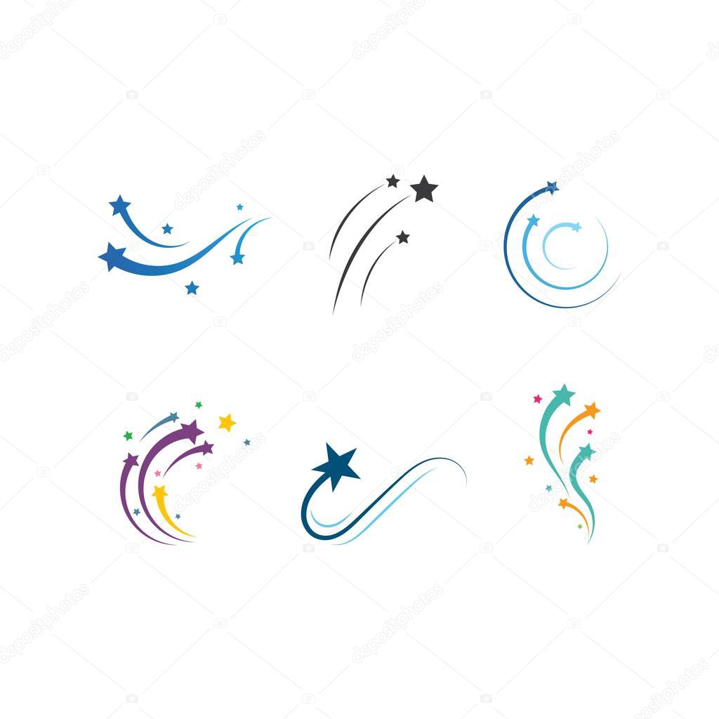 Star Logo Template vector icon illustration design