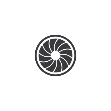 Sutter kamera stok vektör şablonu