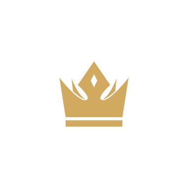 Crown stok şablon vektör illüstrasyon tasarımı