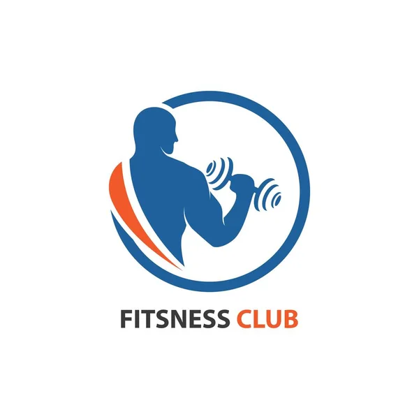 Fitness Club Stock Illustration Vector Design — Stock Vector