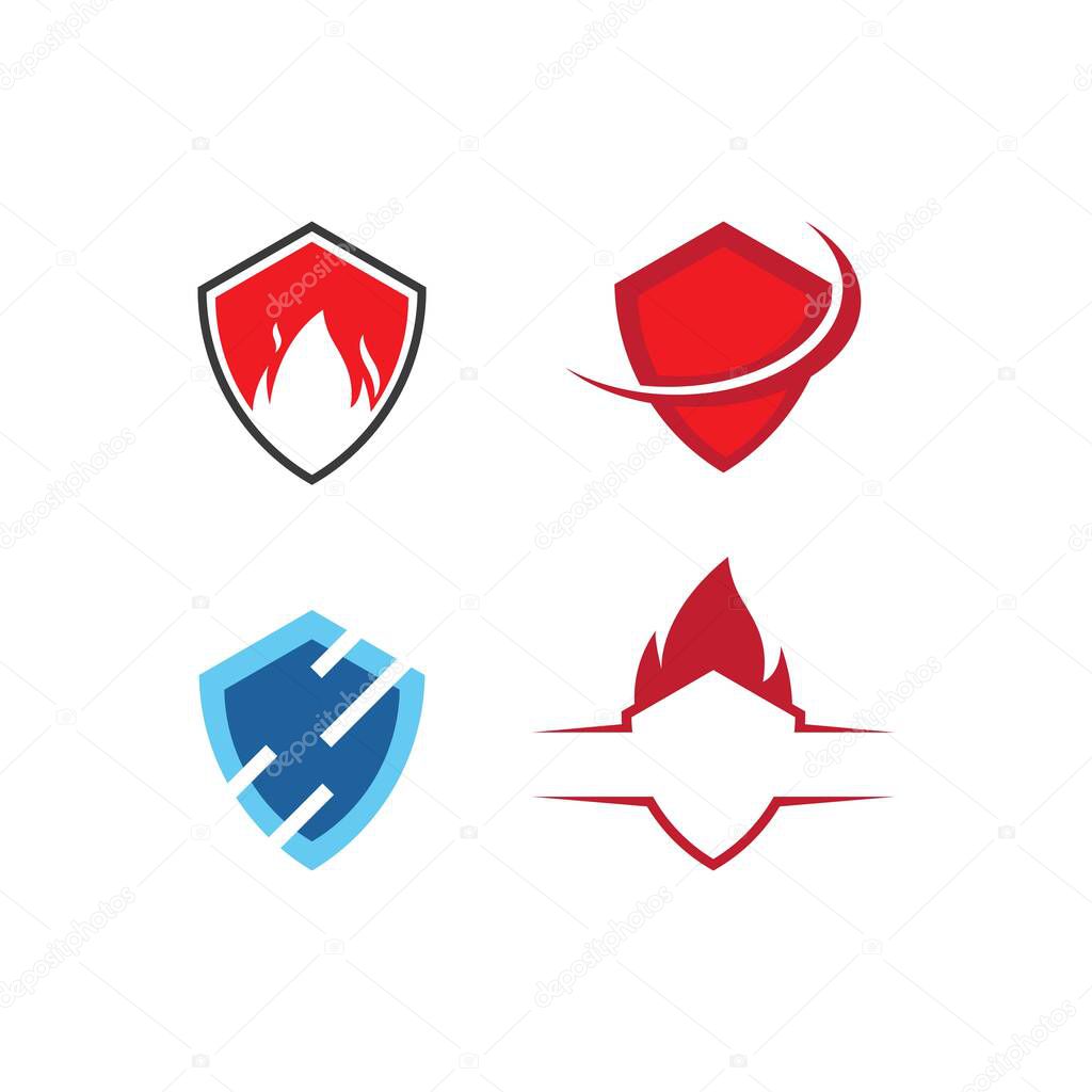 Shield stock illustration template vector design
