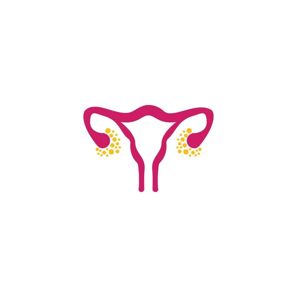 Woman Reproduction Icon Vector Design — Stock Vector