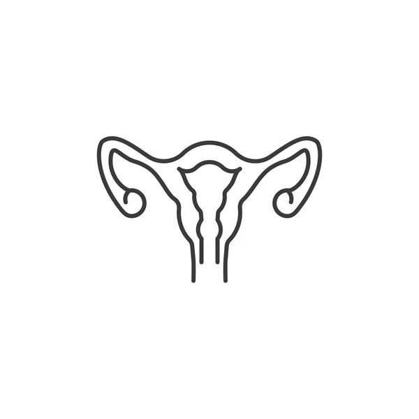Femme Reproduction Icône Vectoriel Design — Image vectorielle