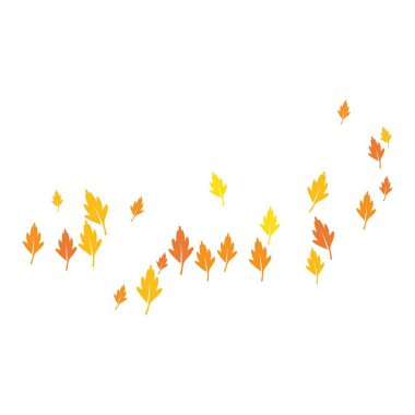 Autum Leaf Logo şablon vektör çizimi