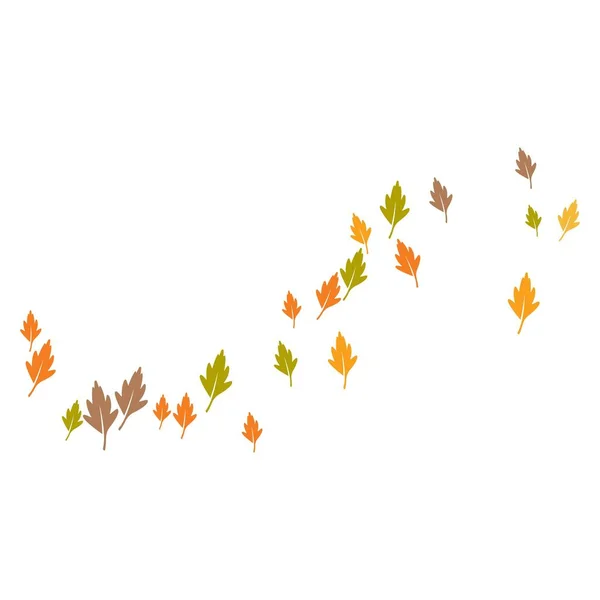 Autum Leaf Logo Template Vector Illustratie — Stockvector