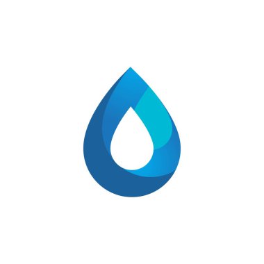 su damlası Logo Şablonu vektör tasarımı