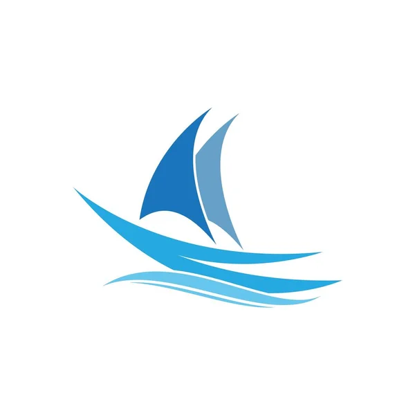 Logo Voile Illustration Vectorielle — Image vectorielle