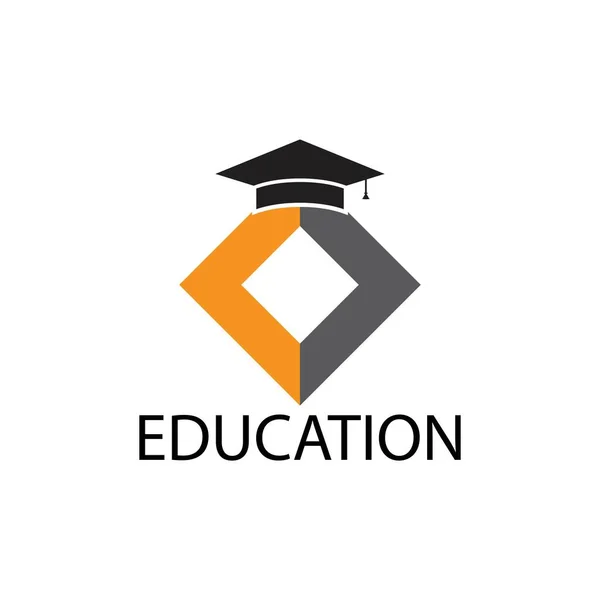 Education Logo Template Vector Illustration Design — Stock Vector