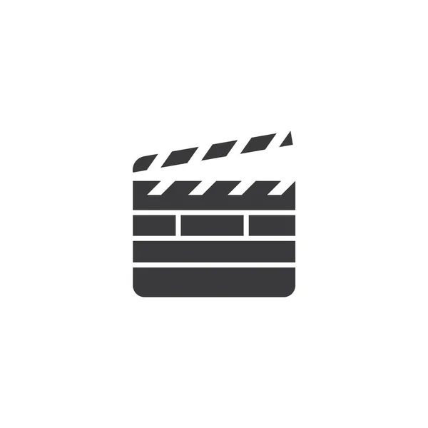 Modern Clapperboard Film Illustratie Vector Ontwerp — Stockvector