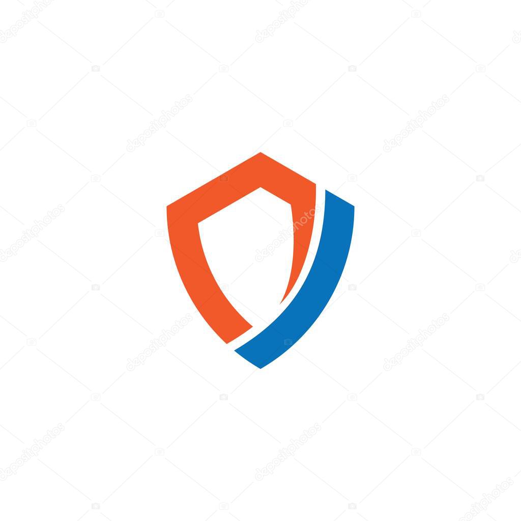 Shield technology stock illustration template vector design