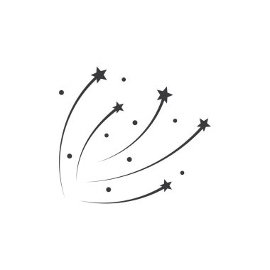 Parlayan yıldız simgesi ilüstrasyon vektörü 