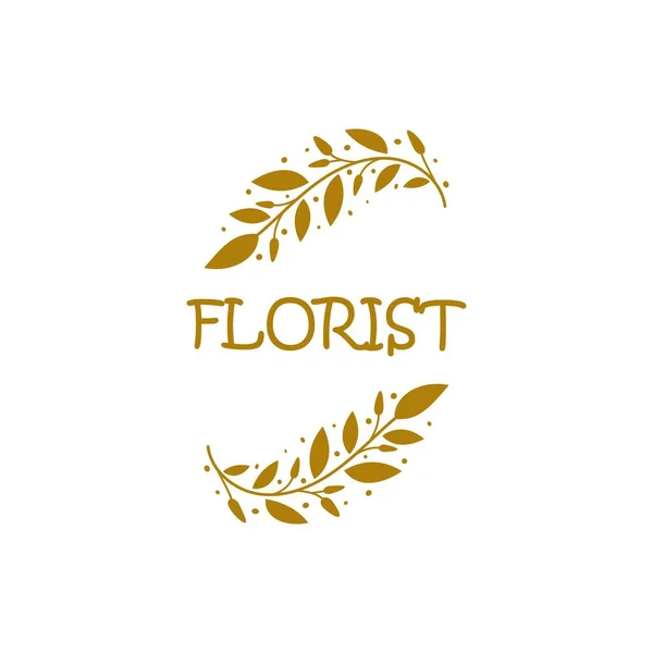 Beleza Florista Botânico Flor Vetor Design —  Vetores de Stock