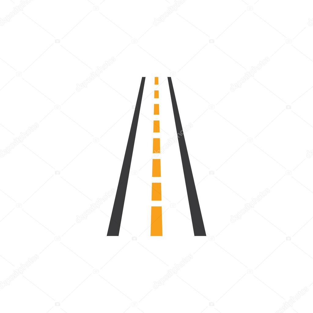 Highway logo and symbol illustration vector design