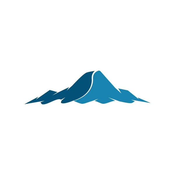 Mountain Illustration Logo Template Vector — Stock Vector