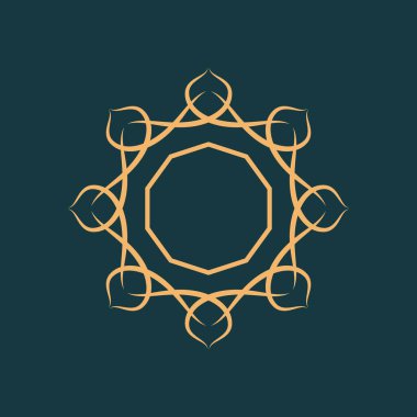 Lüks logo, amblem vektör tasarımı