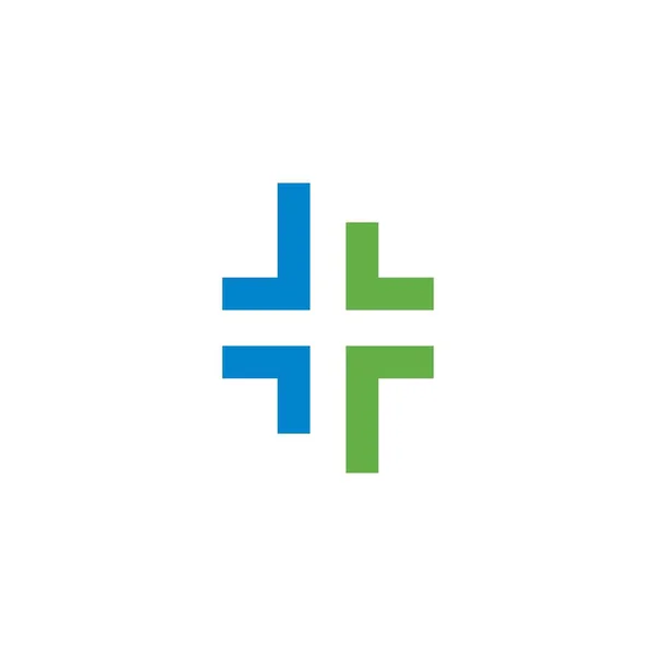 Croix Modèle Symbole Médical Dessin Vectoriel Illustration — Image vectorielle