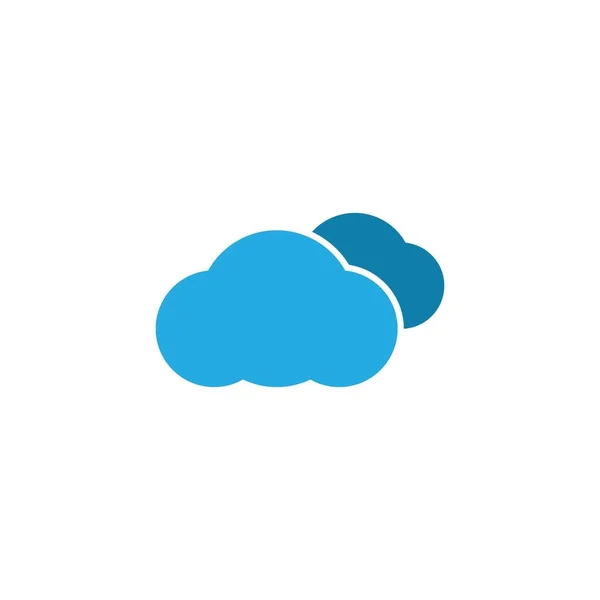 Modèle Conception Vecteur Logo Cloud — Image vectorielle