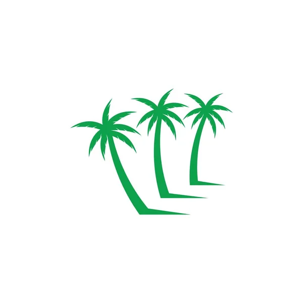 Palm Boom Zomer Illustratie Vector Ontwerp — Stockvector