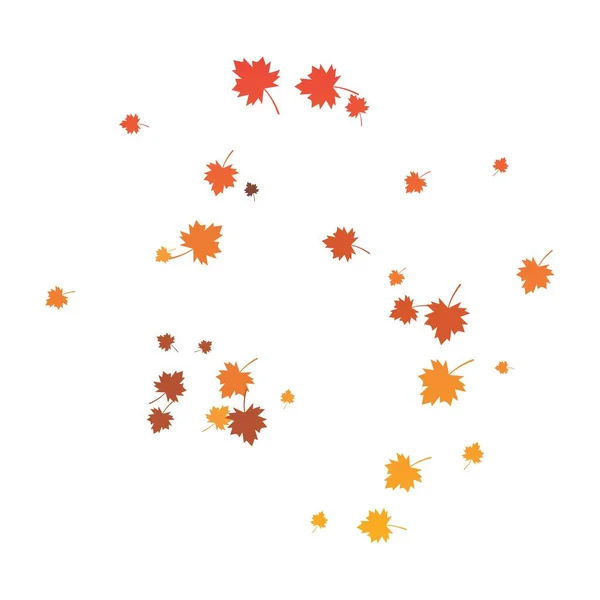 Autumn Leaf Πρότυπο Φόντου Διανυσματική Απεικόνιση — Διανυσματικό Αρχείο