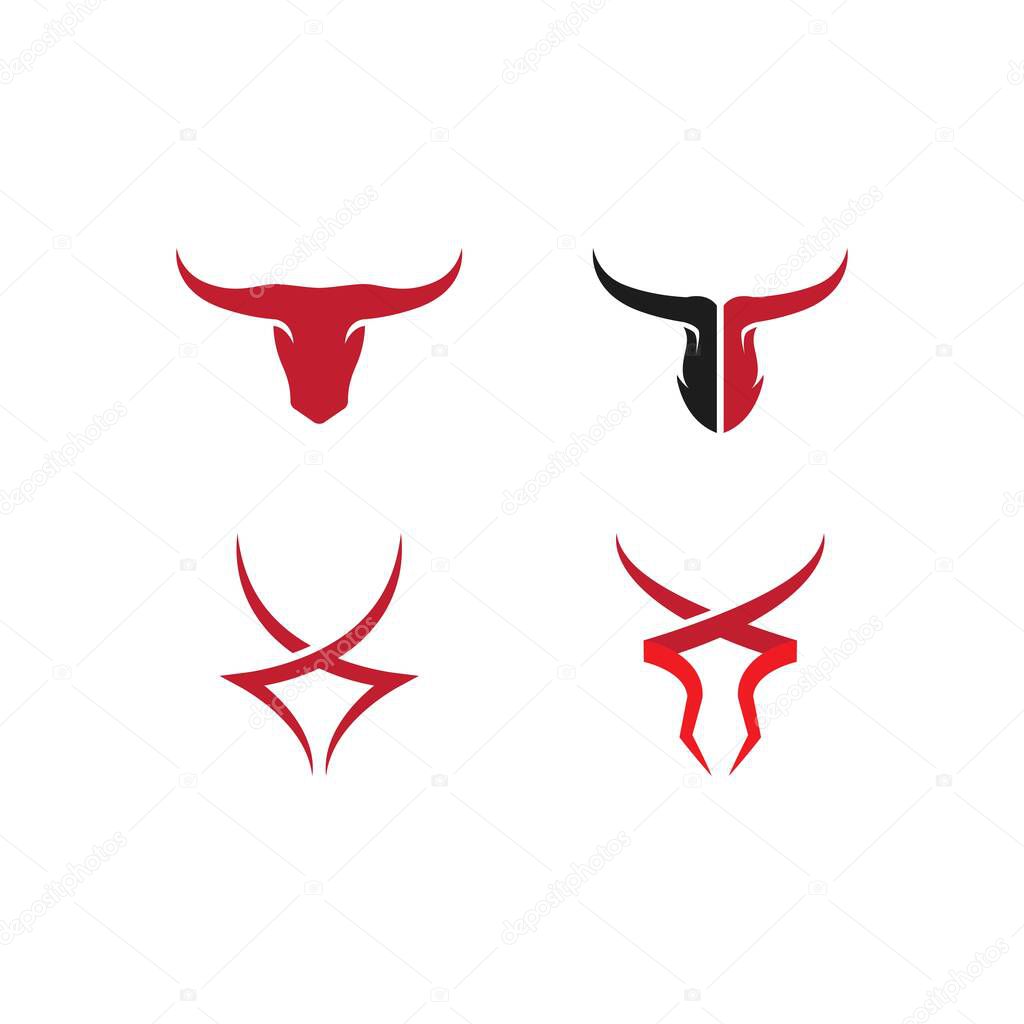 Red Bull  illustration Template vector icon 