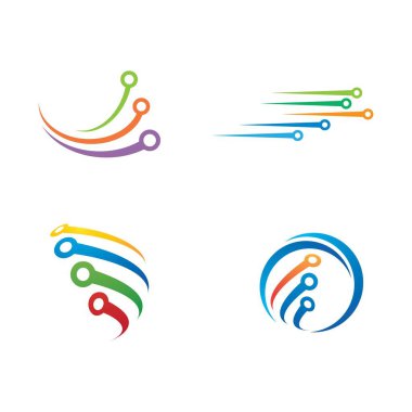 devre illüstrasyon logo vektörü