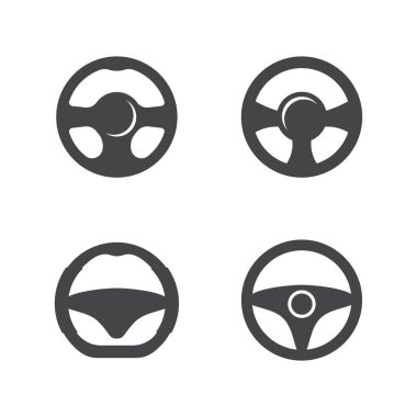 Direksiyon direksiyonu logosu vektör düz tasarımı