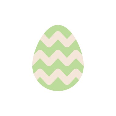 Renkli dekorasyon desenli bir Paskalya yumurtası.