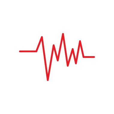 Nabız çizgisi resim simgesi simgesi