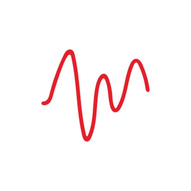 Nabız çizgisi resim simgesi simgesi