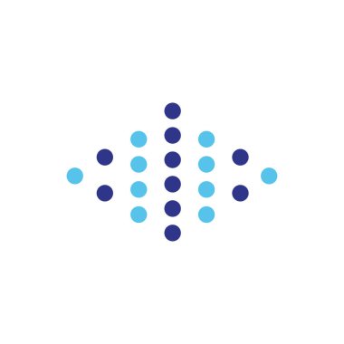 Soundwave Müzik ikonu vektör düz tasarım