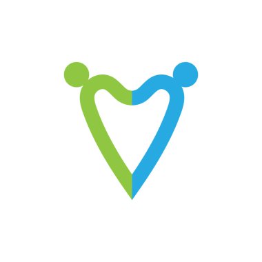 Topluluk, ağ ve sosyal logo tasarımı