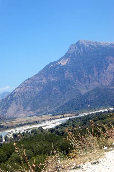 Elbasan Rzeka Shkumbim Albania — Zdjęcie stockowe