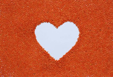 Kırmızı Mercimek Arka Plan Sağlıklı yaşam tarzı 