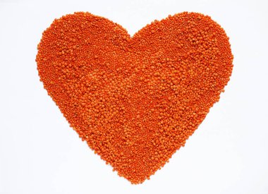 Kırmızı Mercimek Arka Plan Sağlıklı yaşam tarzı 