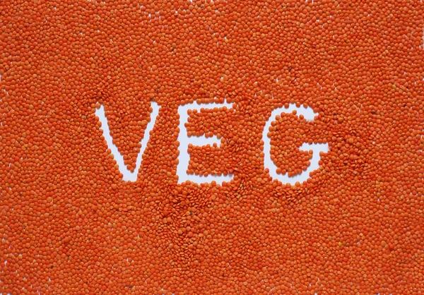 Kırmızı Mercimek Arka Plan Sağlıklı yaşam tarzı 