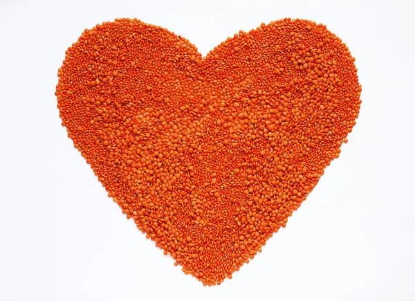 Kırmızı Mercimek Arka Plan Sağlıklı yaşam tarzı 