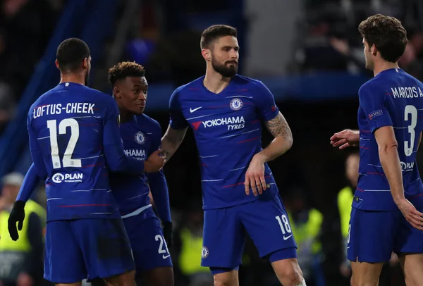 Chelsea v Dynamo Kyjev - Uefa Europa League kolo 16: první Le — Stock fotografie