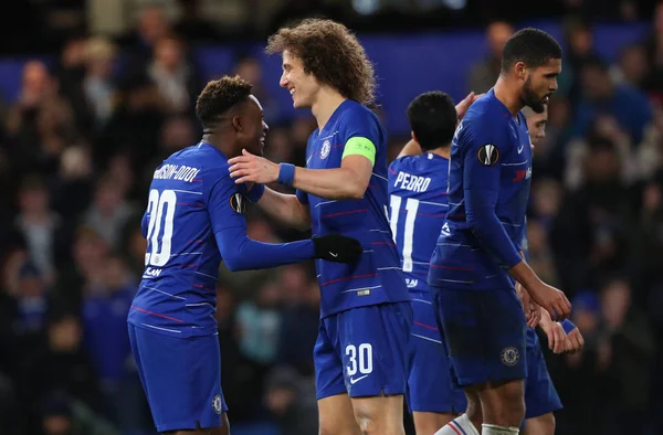 Chelsea v Dynamo Kyiv - UEFA Europa League Ronda de los 16: Primera Le — Foto de Stock