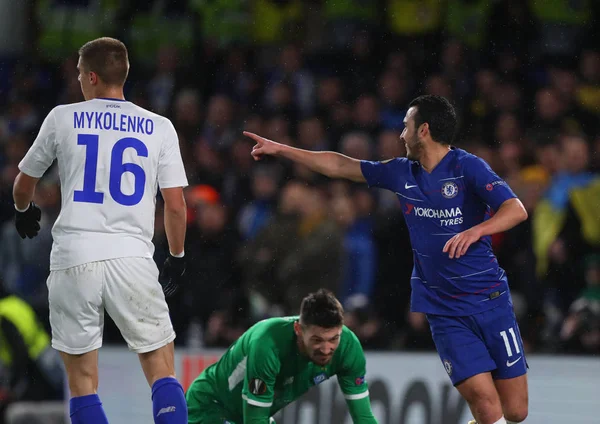 Chelsea v Dinamo Kiev - Uefa Avrupa Ligi yuvarlak 16: ilk Le — Stok fotoğraf