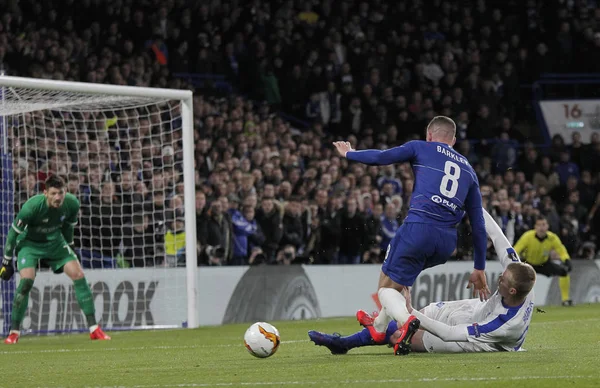 Chelsea v Dynamo Kyiv - UEFA Europa League Ronda de los 16: Primera Le — Foto de Stock