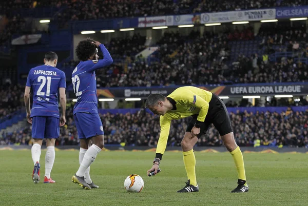 Chelsea v Dinamo Kiev - Uefa Avrupa Ligi yuvarlak 16: ilk Le — Stok fotoğraf