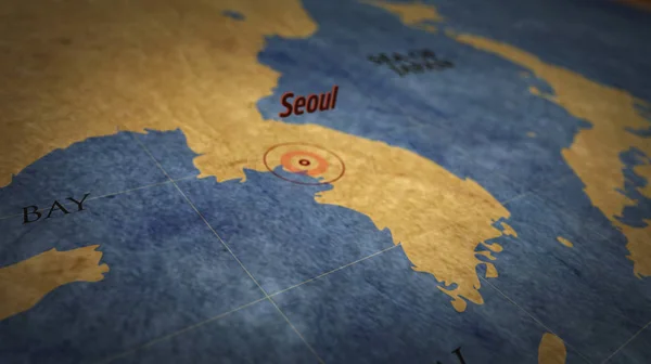 Retro haritada Seul