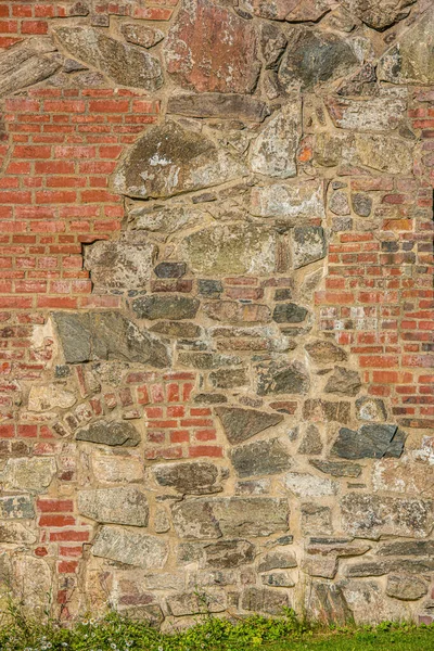 Detalhes Uma Parede Velha Castelo — Fotografia de Stock