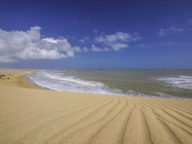 Kolombiya Punta Gallinas çölkumlarında güzel sahne
