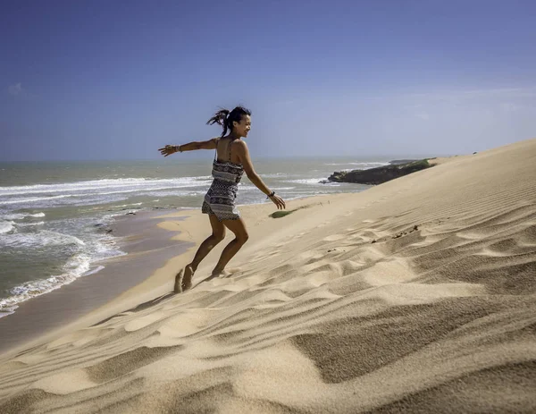 Kolombiya Punta Gallinas çölkumlarında güzel sahne
