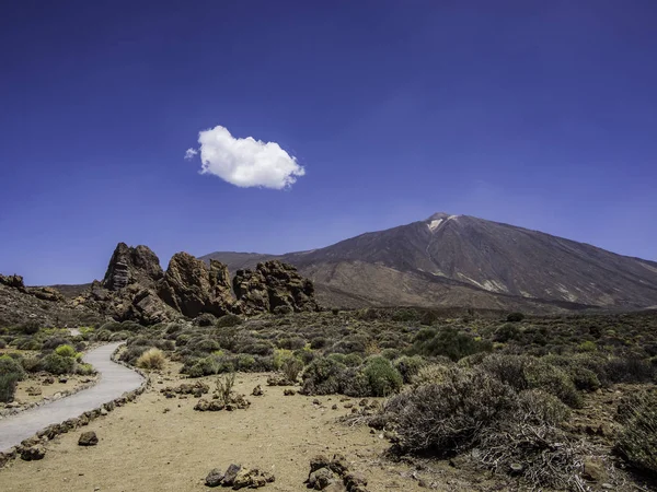 Beau paysage du parc national Teide à Tenerife Îles Canaries Espagne — Photo