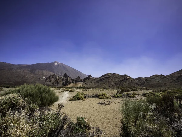 Piękny krajobraz parku Narodowego Teide na Teneryfie Wyspy Kanaryjskie Hiszpania — Zdjęcie stockowe