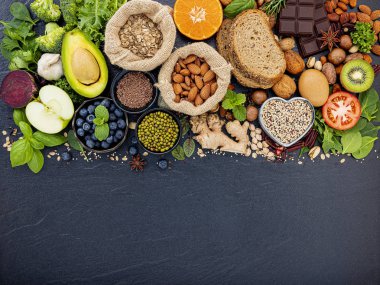 Sağlıklı gıdalar seçimi için Malzemeler. İyileşme kavramı